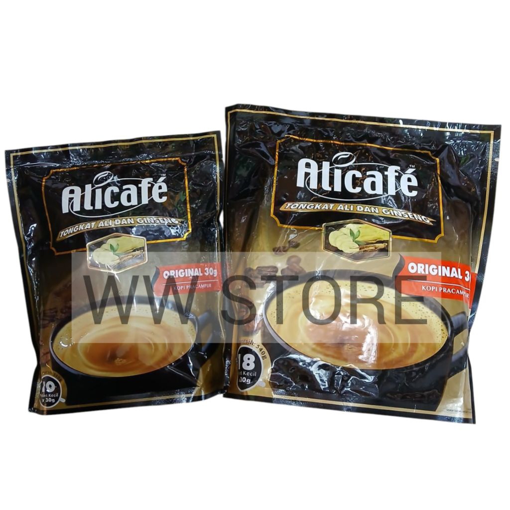 

Minuman serbuk kopi pracampur gula krimer Malaysia Malaysian POWER ROOT Alicafe TONGKAT ALI DAN GINSENG ORIGINAL 300g ( 10 sachet x 30g ) 540g ( 18 sachets x 30g )