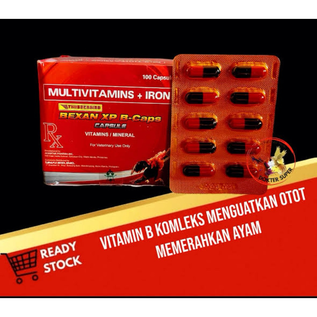 BEXAN CAPSULE DOPING AYAM ISI 10 TABLET