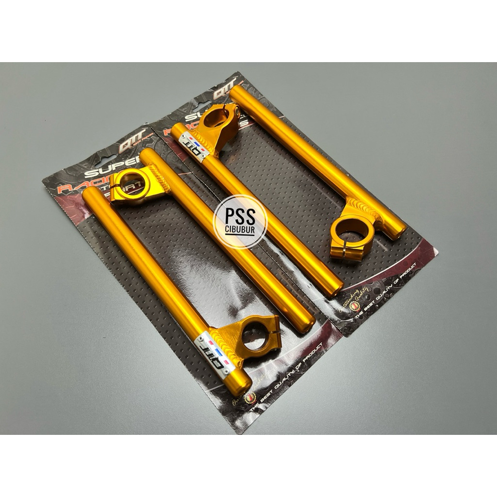 STANG JEPIT QTT RACING SATRIA FU / SONIC AS 26 15 DERAJAT STANG DRAG