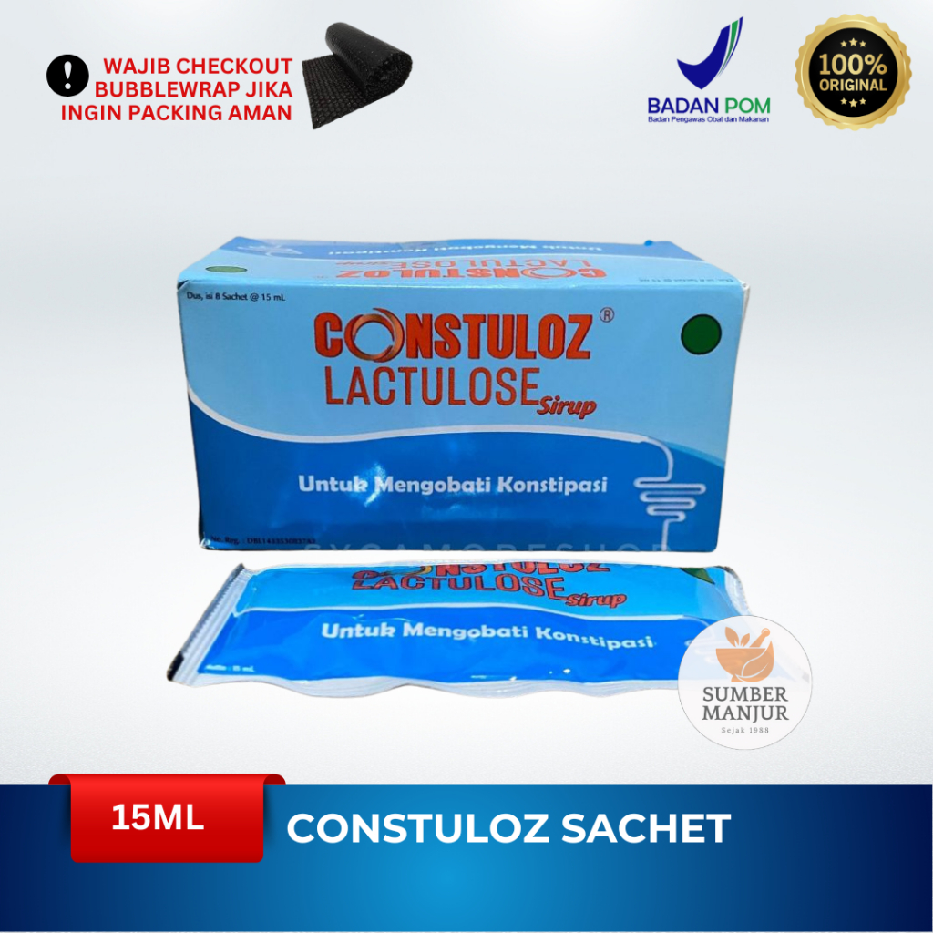

CONSTULOZ SIRUP SACHET ISI 15ML ATASI SEMBELIT