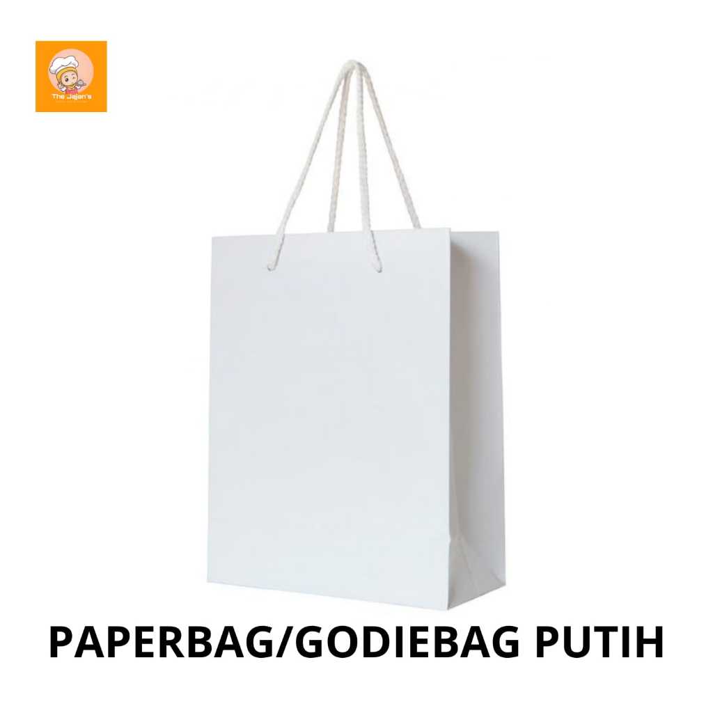 

PAPERBAG/GODIEBAG POLOS PUTIH (satuan )