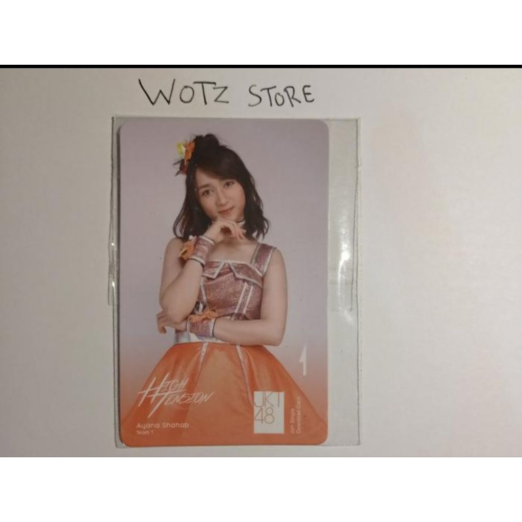 Ayana Shahab JKT48 Music Card High Tension