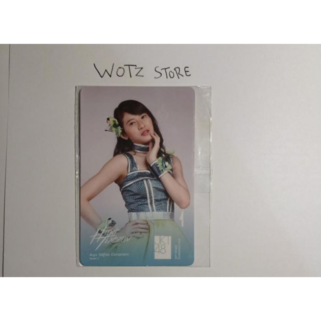 OKTA JKT48 MUSIC CARD HIGH TENSION ORI