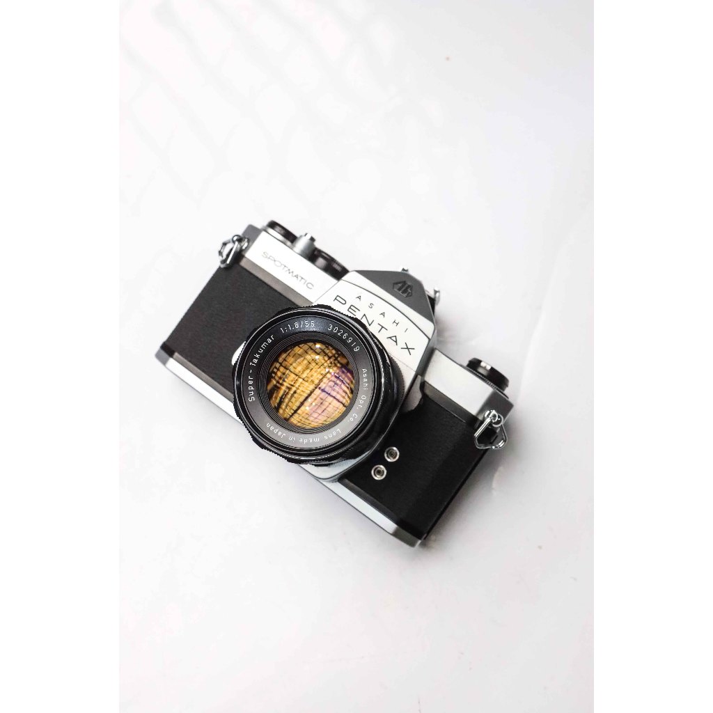 Kamera Analog Pentax Spotmatic SP kit 55mm f1.8 Super Takumar Super Mulus 
