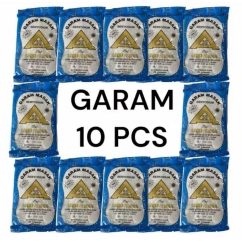 

Garam Dapur Beryodium murah isi 10pcs