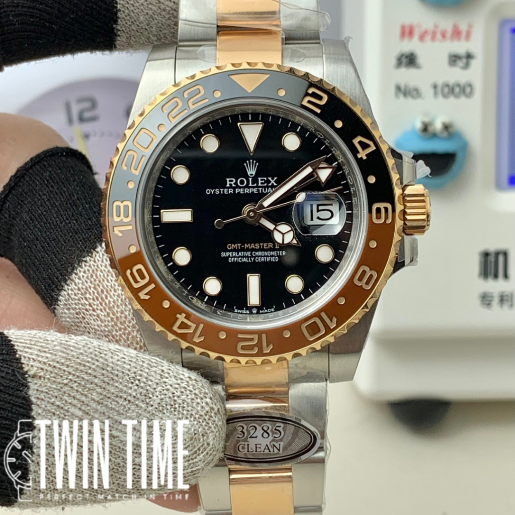 Rolex GMT Master II Root Beer Black 40mm Original || Rolex GMT Master II Root Beer Black Combi 40mm 