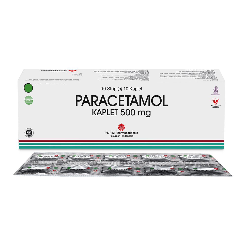 PARACETAMOL BOX PIM ISI 10 STRIP