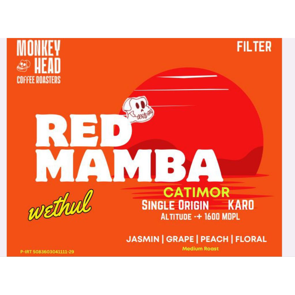 

RED MAMBA - WETHUL (Single Origin) Filter Coffee Beans 200gr