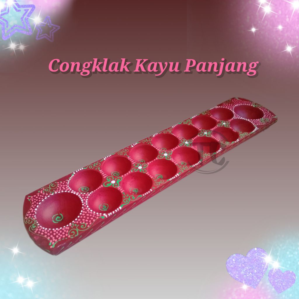 Congklak Kayu Panjang (Hanya Congklak)