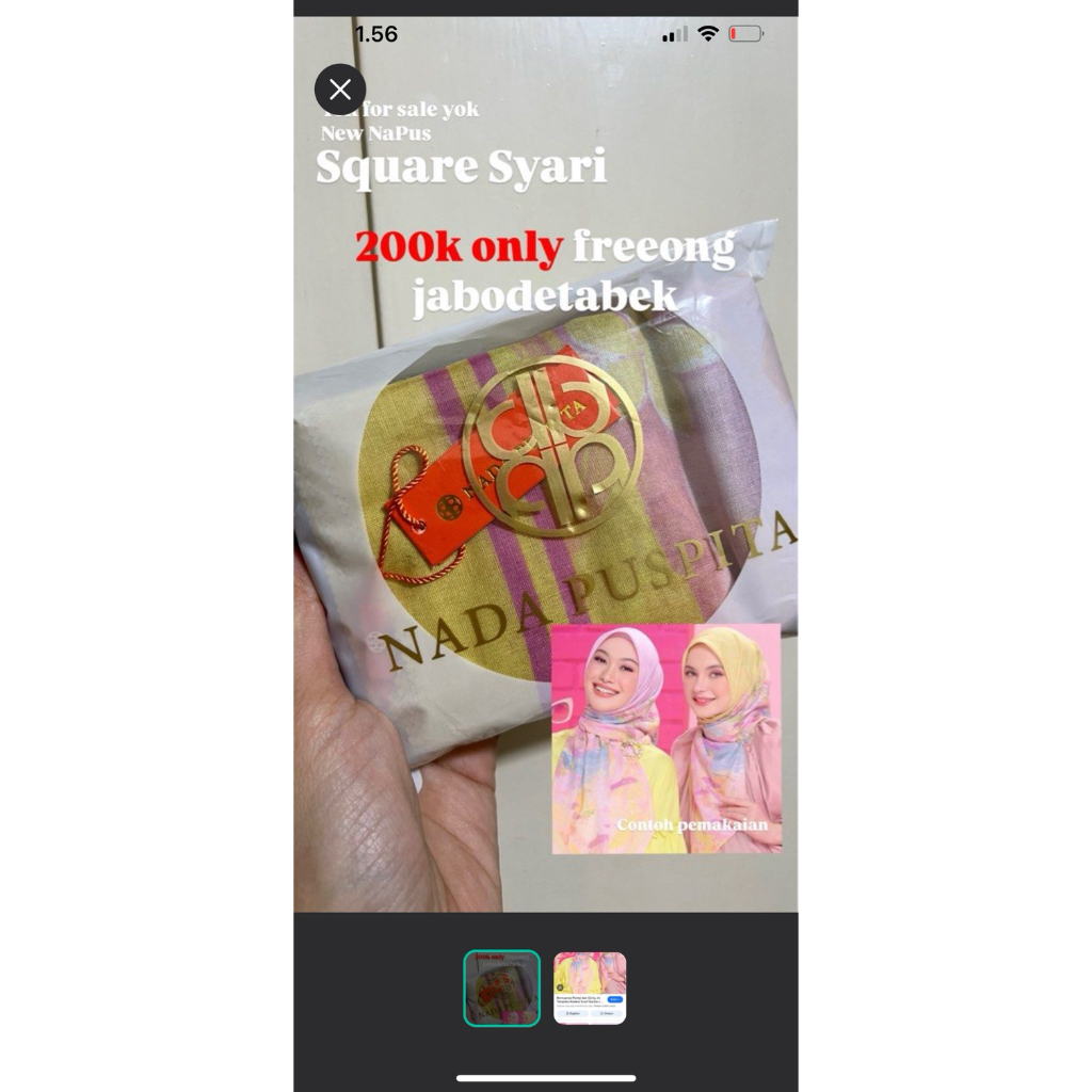 Nada Puspita x Barbie Square Syari