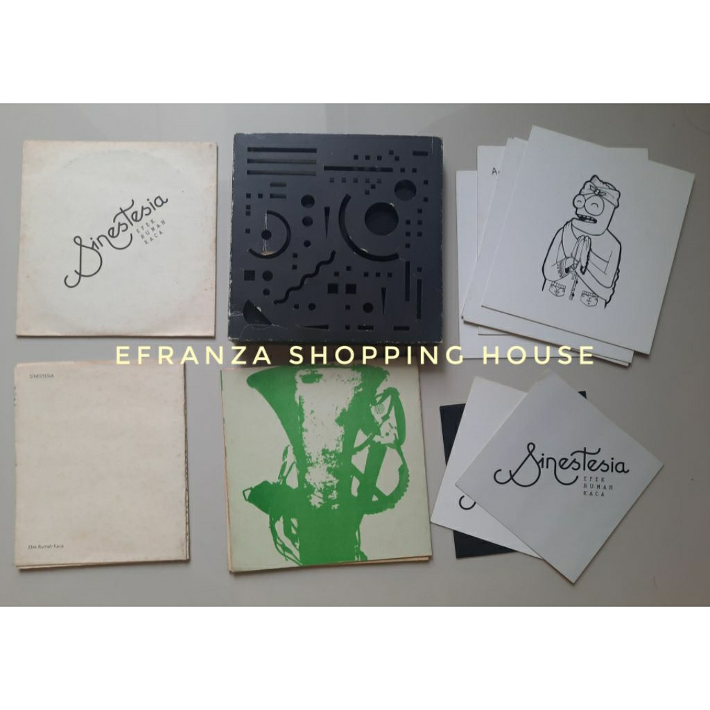 EFEK RUMAH KACA - SINESTESIA CD (asli, langka, bonus berlimpah)