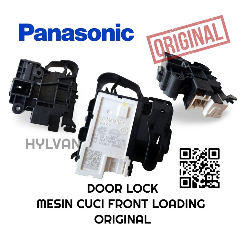 DOOR LOCK MESIN CUCI FRONT LOADING ORIGINAL PANASONIC