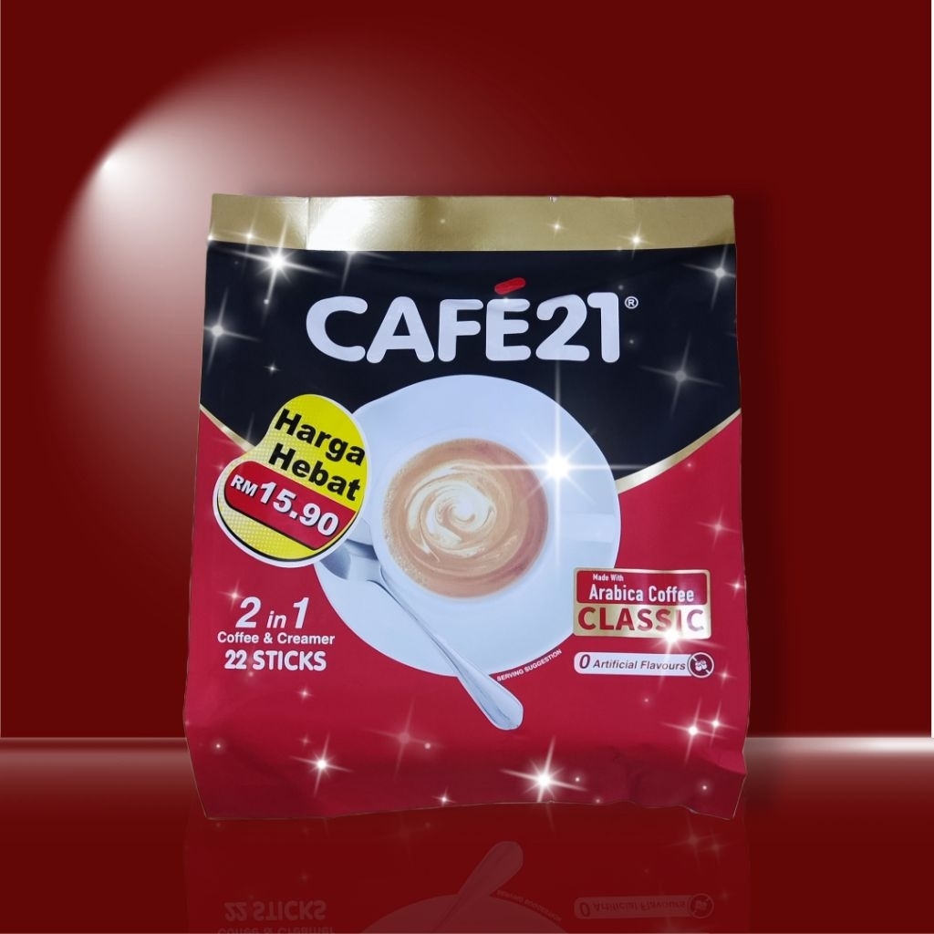 

Café21 2in1 Arabica Coffee Classic 22 Stik EXP 07/2027