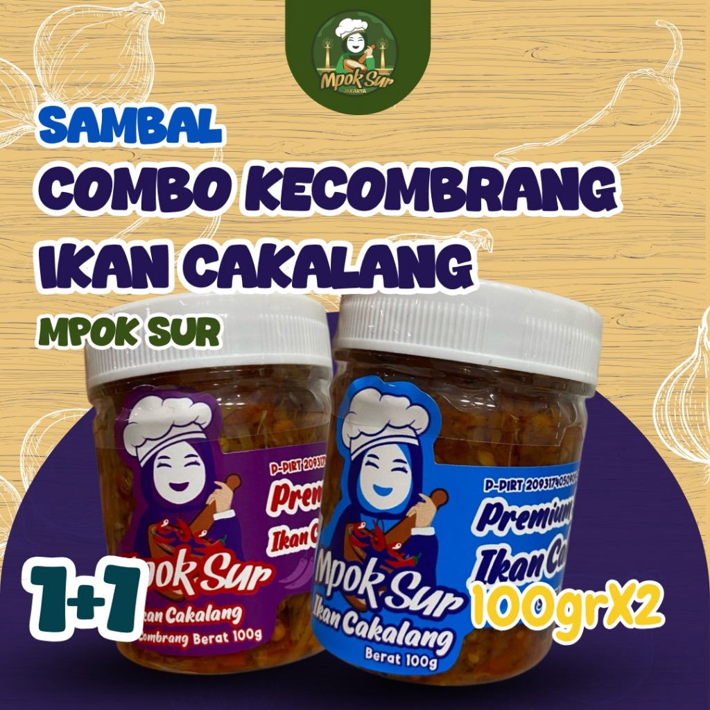 

Mpok Sur – Combo Sambal Khas Ikan Sambal Cakalang Dan Sambal Kecombrang Cakalang