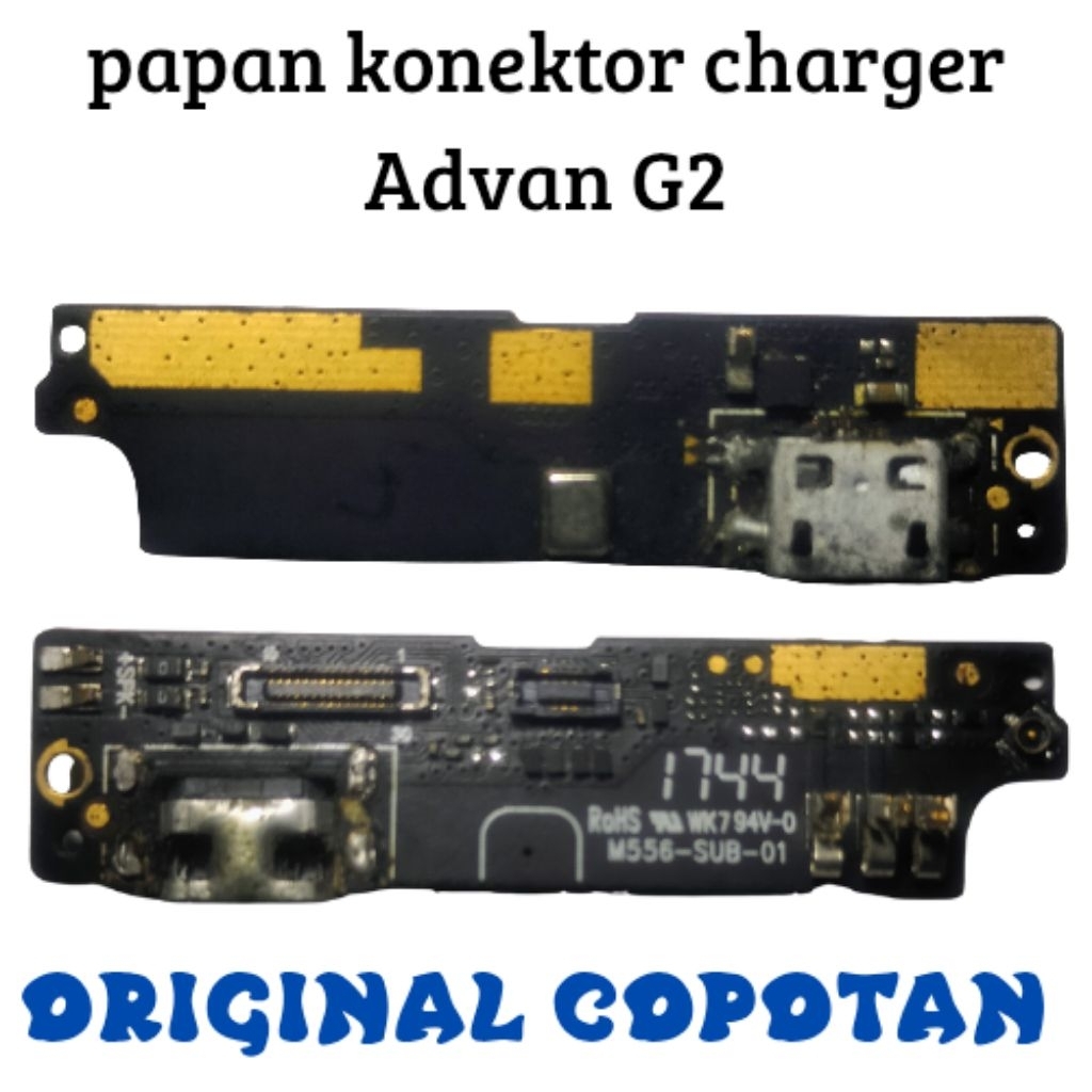 papan konektor charger Advan G2 original copotan