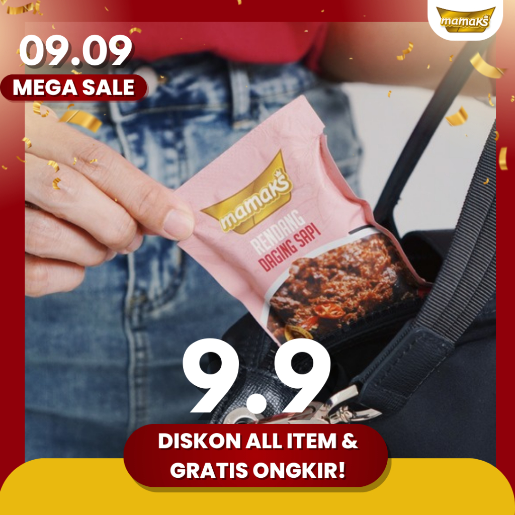 

Rendang Padang Sachet 50gr Siap Santap, Praktis, Daging Sapi Asli - Mamaks