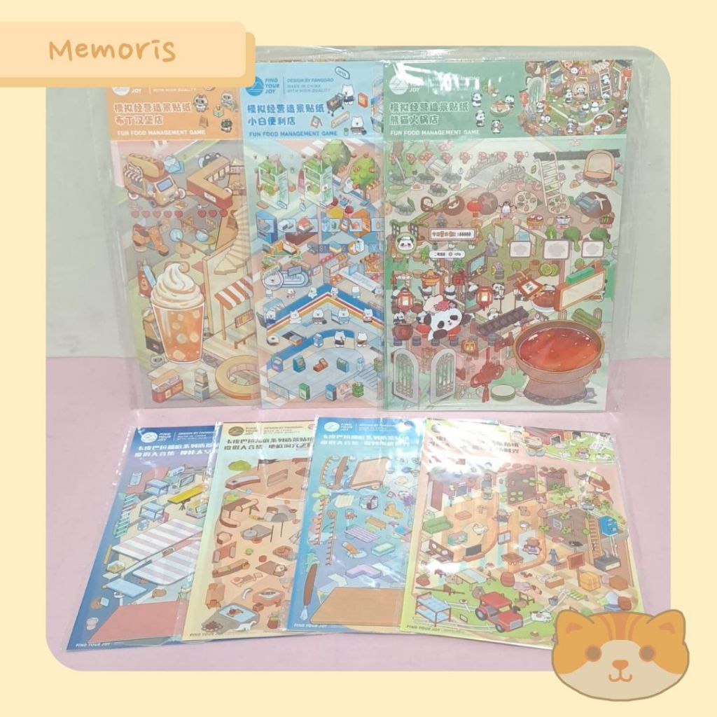 

Stiker DIY Korea Big 3D Dekorasi Rumah Satisfying Decoration Landscaping Fancy Capybara