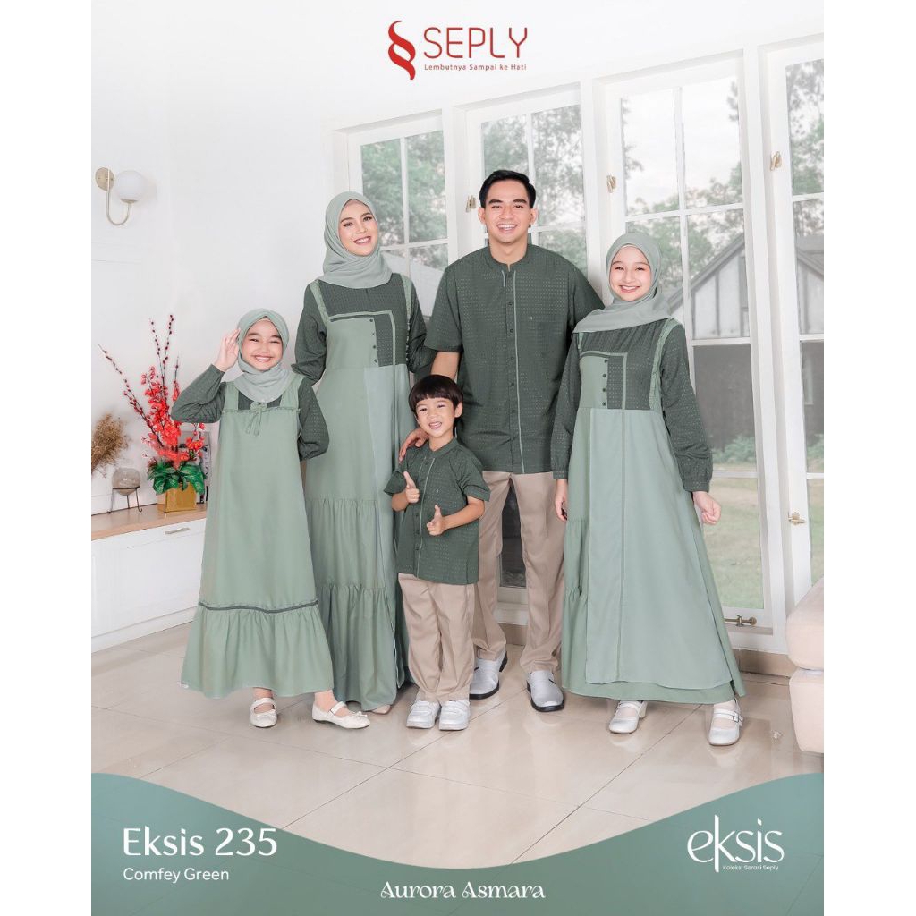 EKSIS 235 SARIMBIT KELUARGA BAJU COUPLE KELUARGA