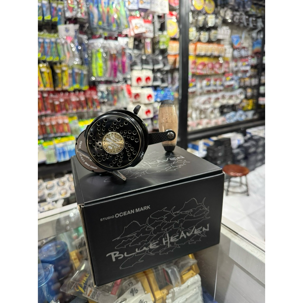 REEL SOM STUDIO OCEAN MARK OGM BLUE HEAVEN L50Hi/R RIGHT HANDLE MADE IN JAPAN