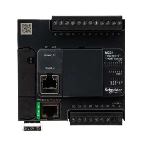 TM221CE16T PLC SCHNEIDER MODICON M221 Ethernet Transistor 16IO