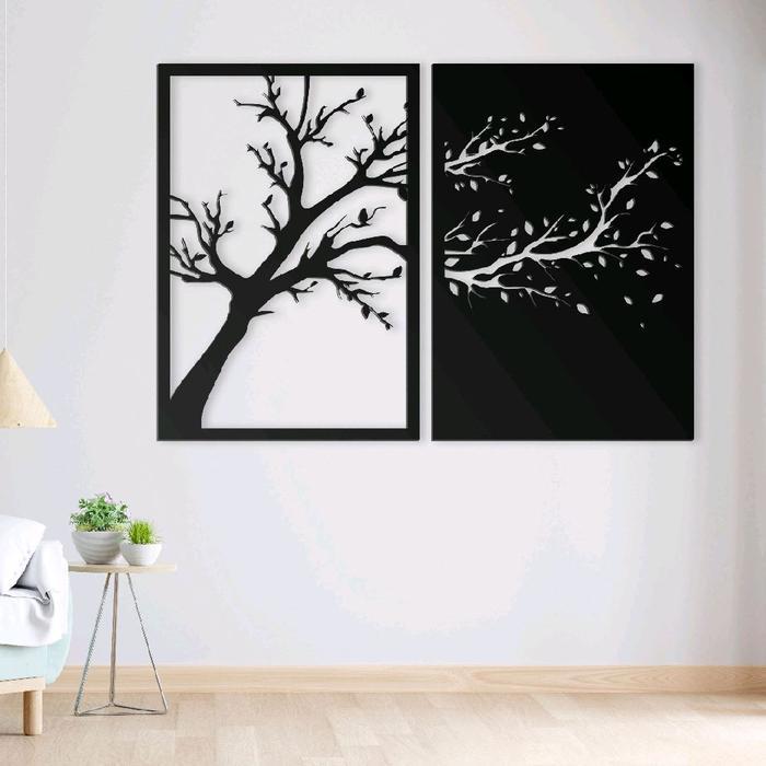 Lukisan Dinding Minimalis Besi Besar