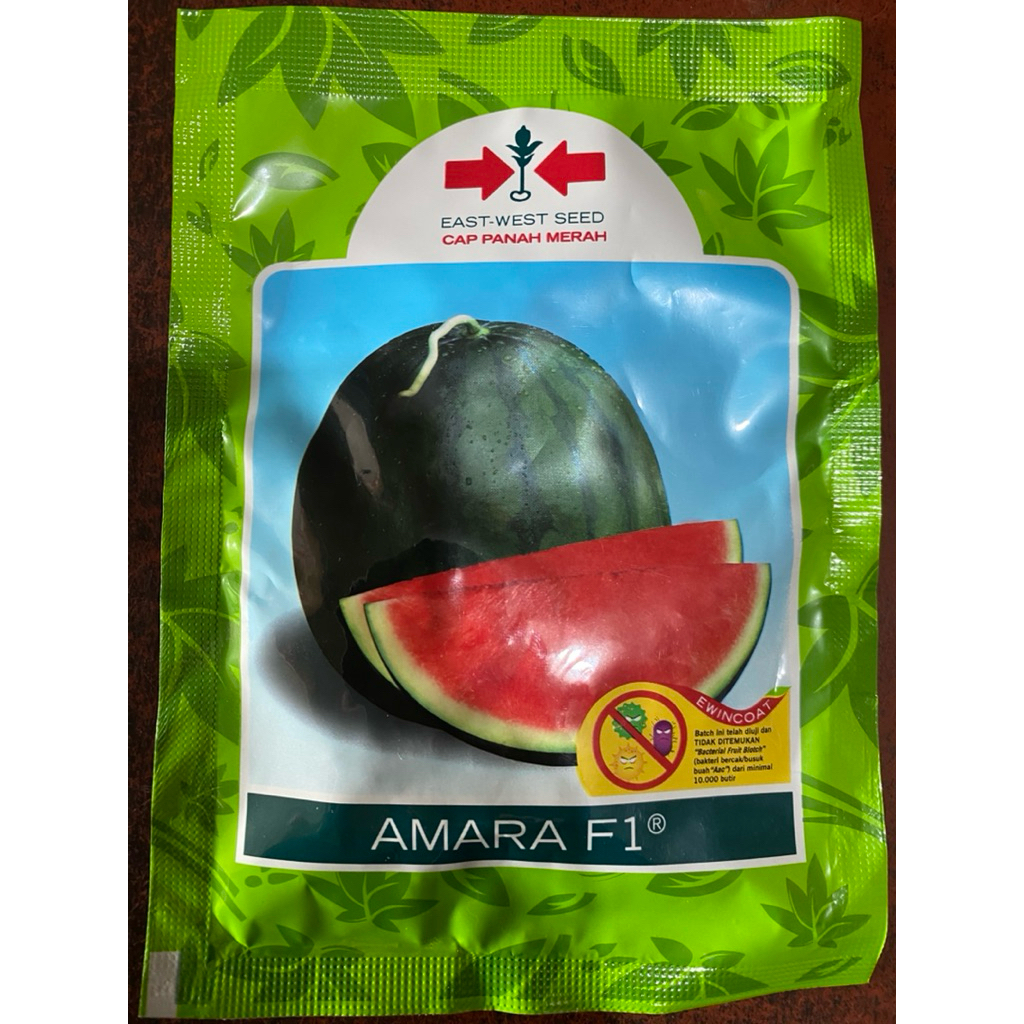 bibit/benih semangka non biji amara F1 isi 360btr