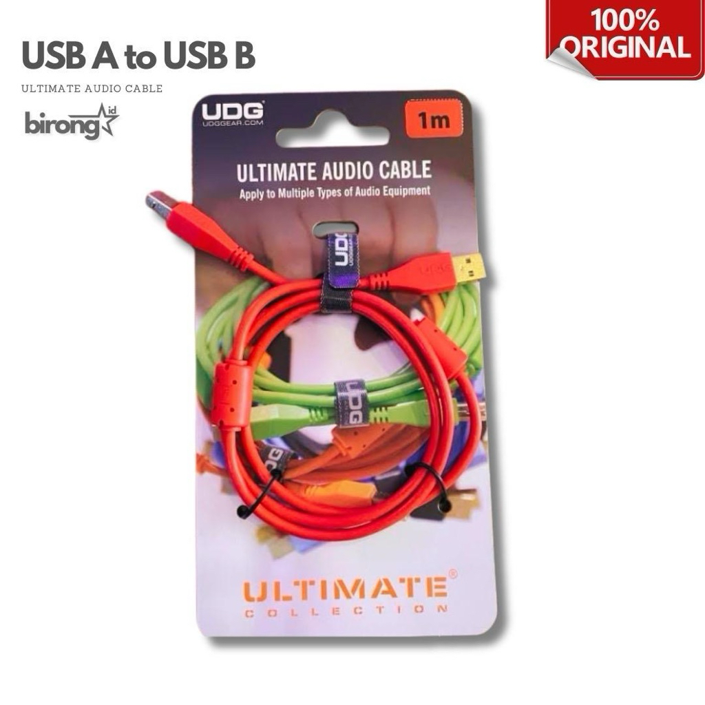 USB A to USB B Kabel Audio UDG Untuk Audio Interface dan Alat DJ