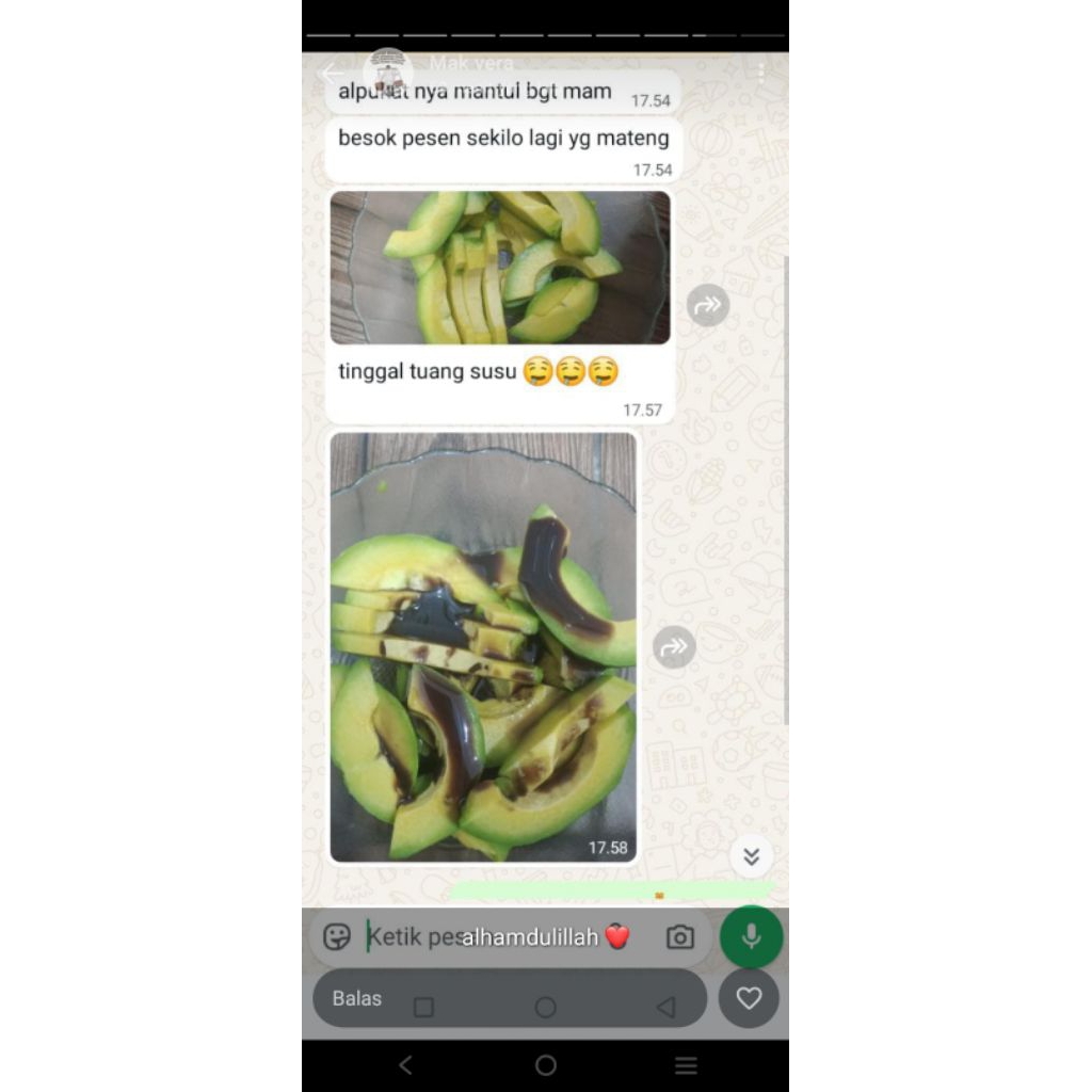 

ALPUKAT LAMPUNG TIMUR 1KG isi 4pcs