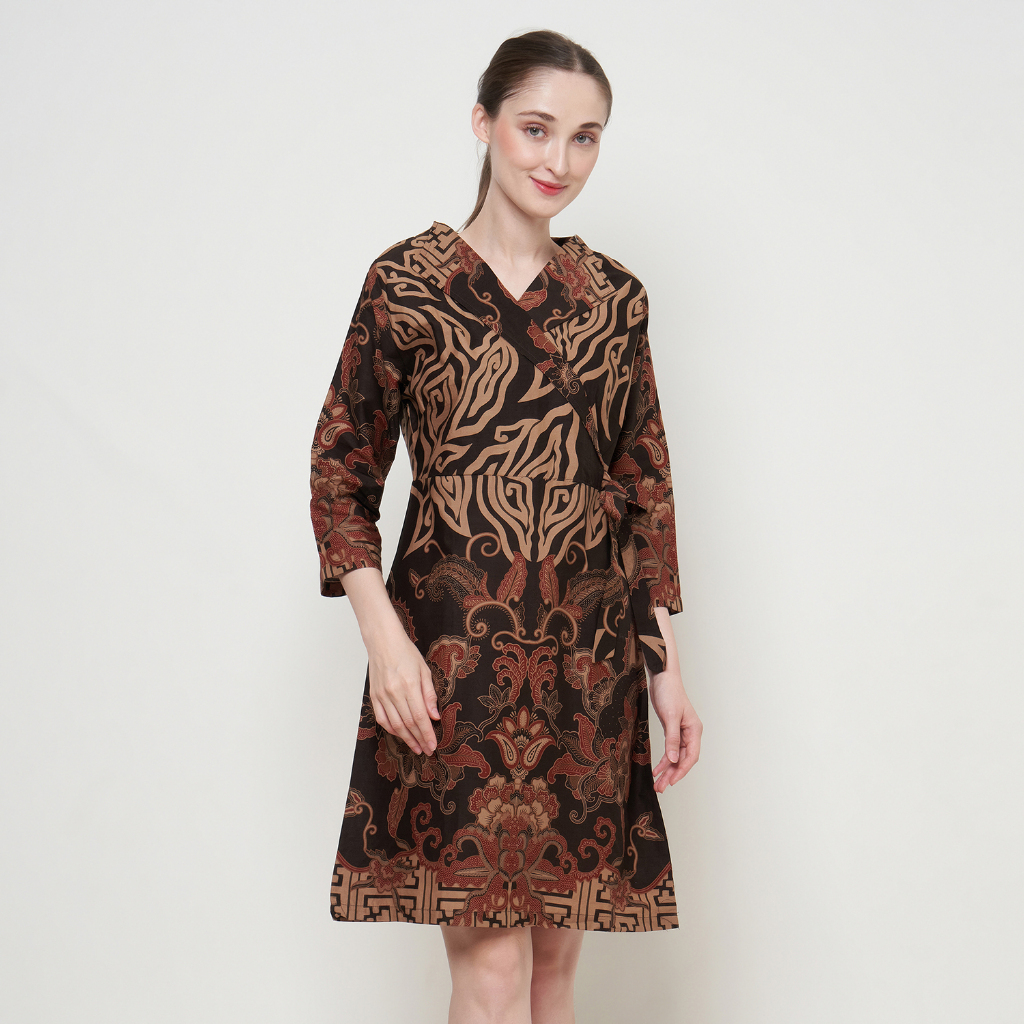 Krisna Wahyu Batik Dress Wanita