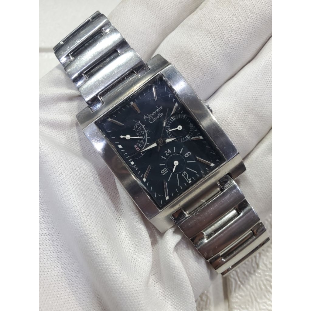 Jam Alexandre Christie 8040MR Original Pria Preloved