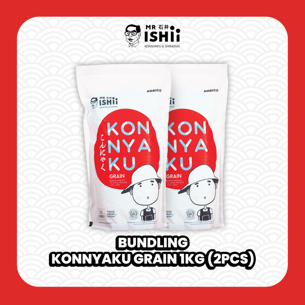 

MR. ISHII - Paket Bundling - Konnyaku Grain 1 Kg (2 Pcs)