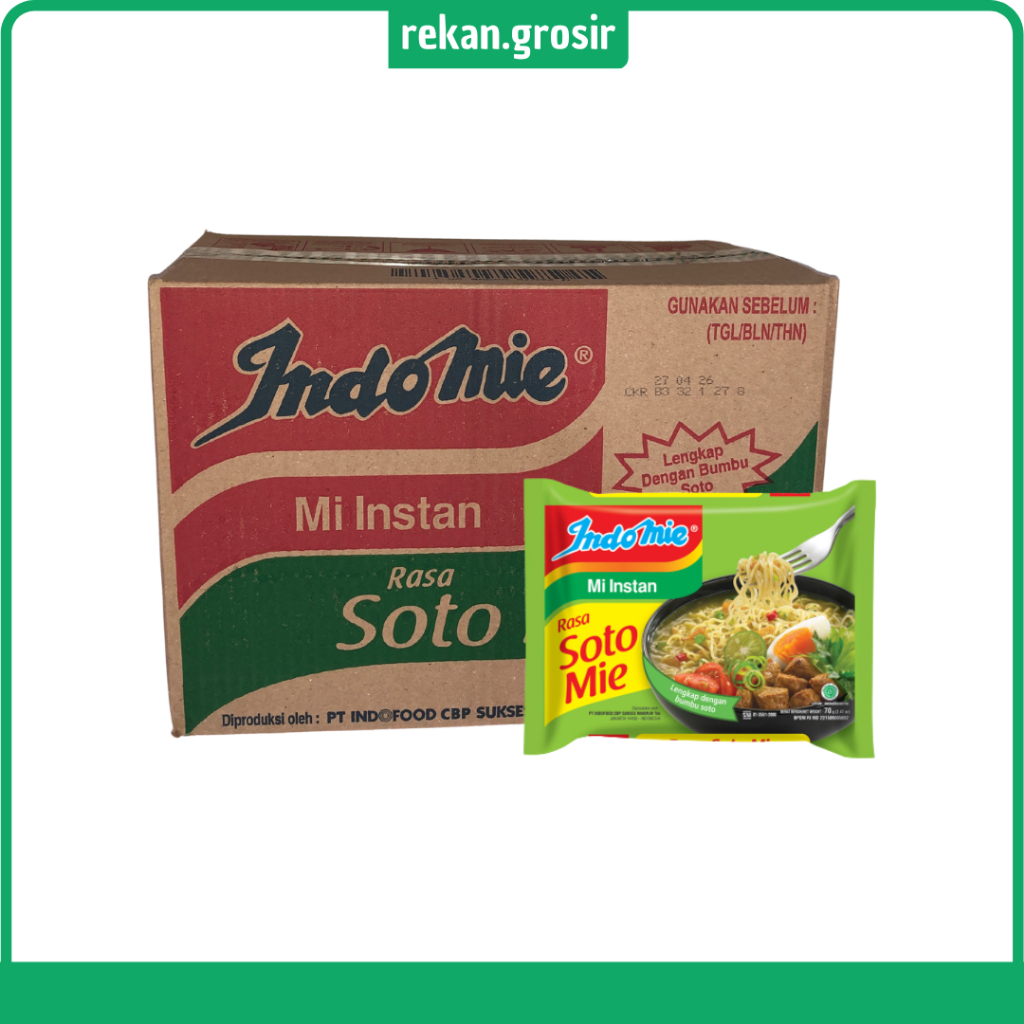 

Indomie Soto Mie Instan 40pcs