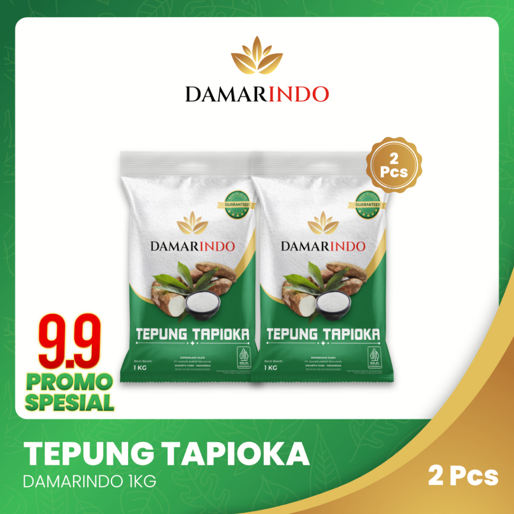 

Tepung Tapioka DAMARINDO 1kg - Produk Tepung Damarindo 2 Pcs