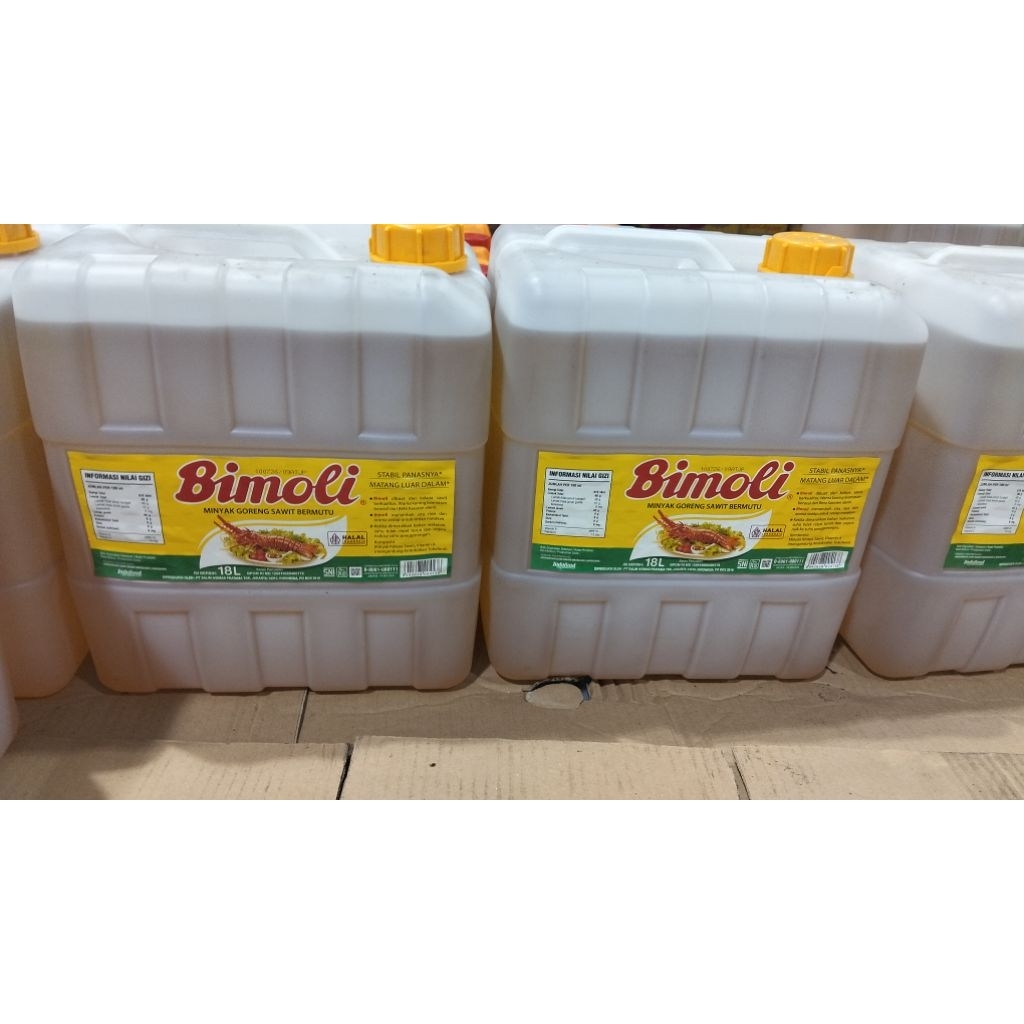 

Minyak goreng bimoli 18 liter/jerigen