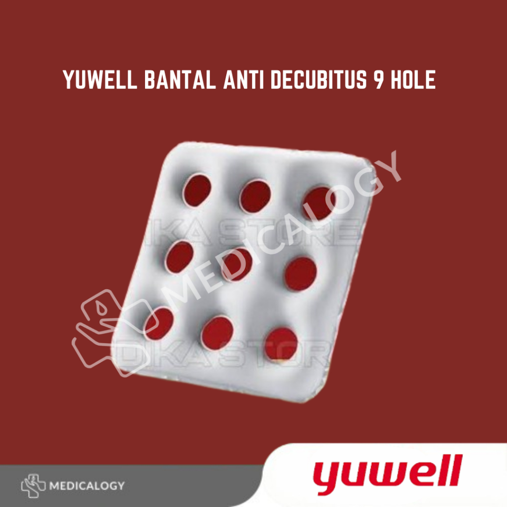 Yuwell Bantal Anti Decubitus Kursi Roda 9 Hole Bantal Kursi Roda
