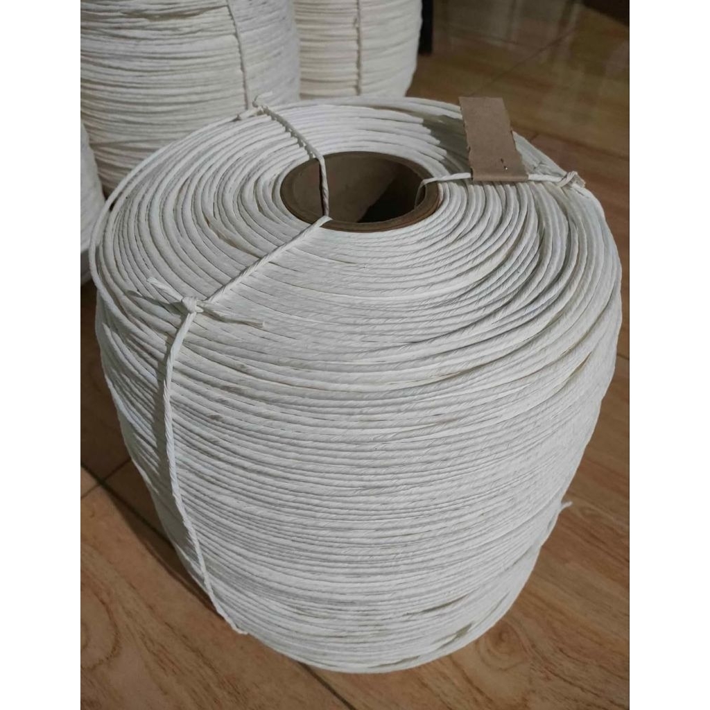 

tali kertas paperbag paper rope kraft diameter 2mm,3mm harga per kg