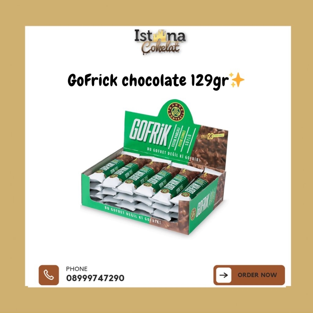 

GoFrik chocolate Dubai 126gr