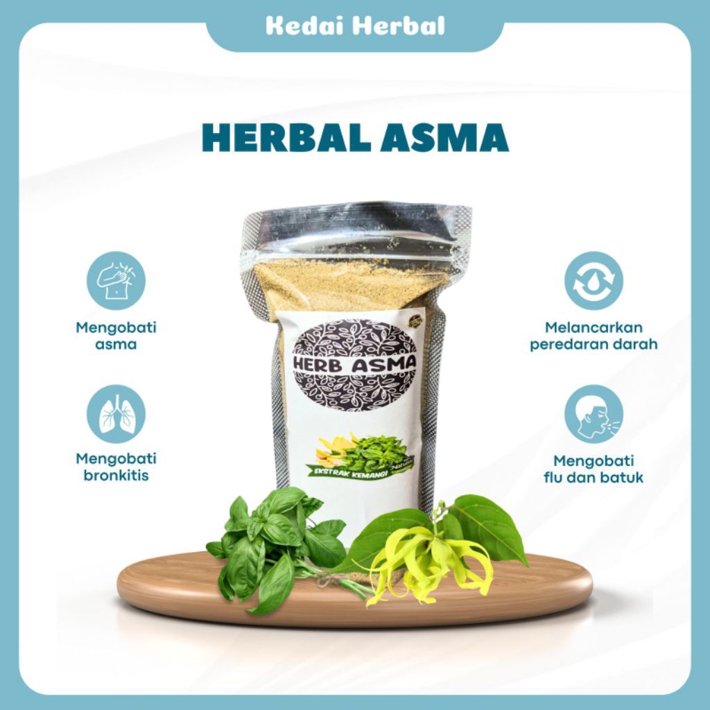 

HERBAL ASMA,BRONKITIS MENGGI ESTRAK KEMANGI 200GR