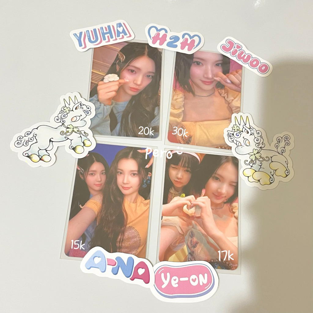 PHOTOCARD PC HEARTS2HEARTS | H2H | JIWOO A-NA YUHA YE-ON STELLA IAN JUUN CARMEN ALBUM THE CHASE