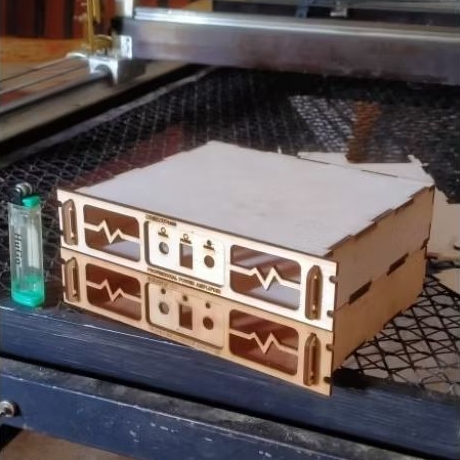 BOX MINIATUR POWER AMPLIFIER MODEL BUILTUP