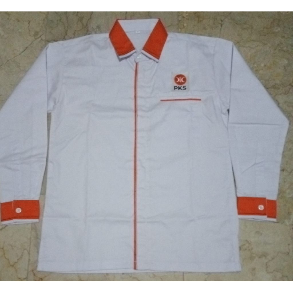 kemeja partai PKS lengan panjang