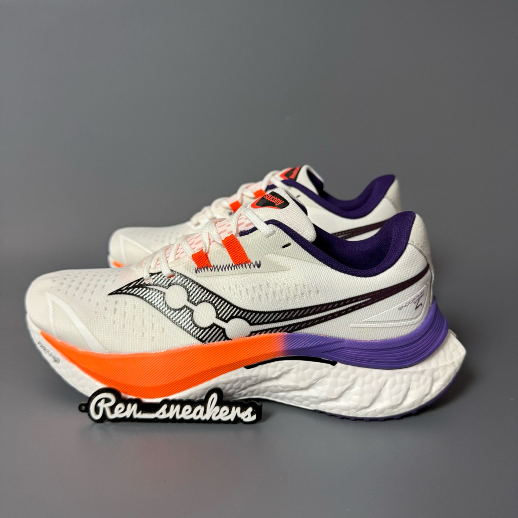 SAUCONY ENDORPHIN SPEED 4 WHITE PURPLE ORANGE