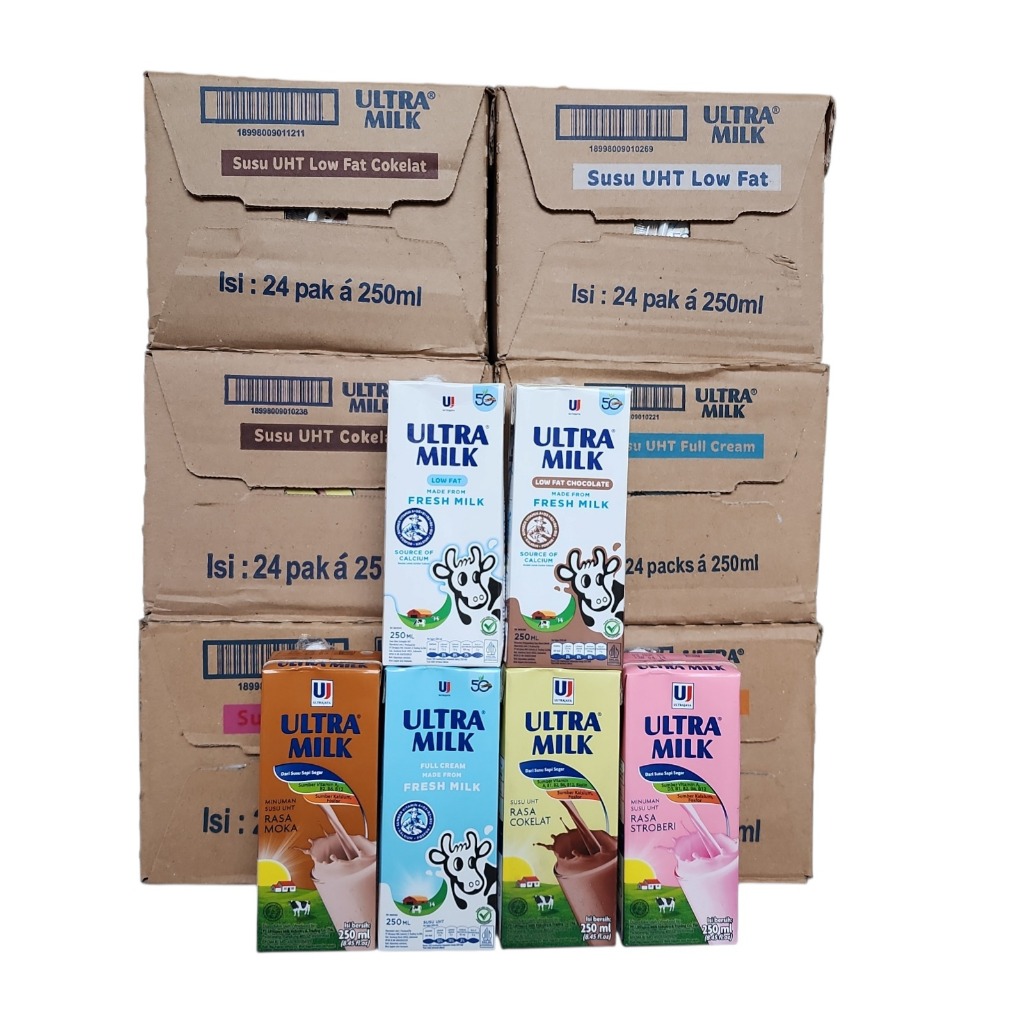 

Susu UHT Ultra Milk KARTON - 250 ml x 24 pcs