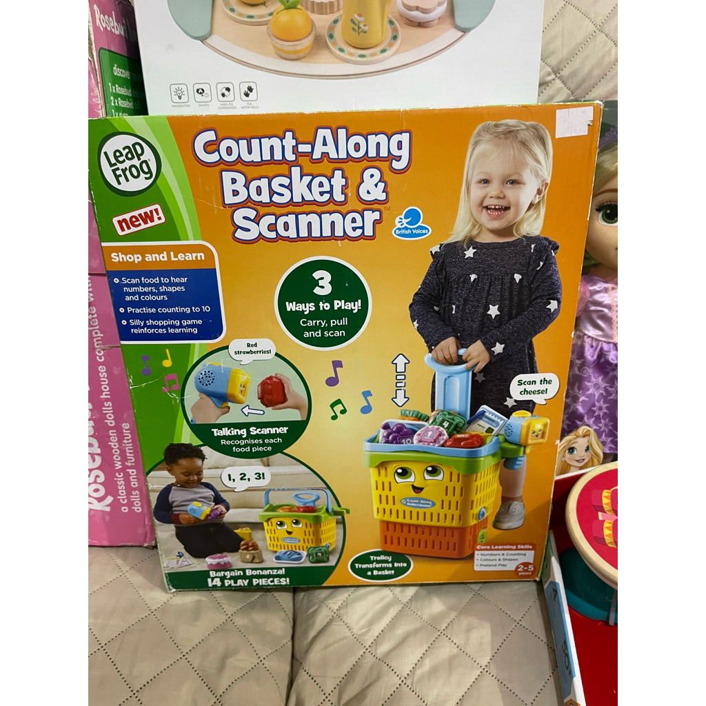 Leapfrog Count Along Basket & Scanner