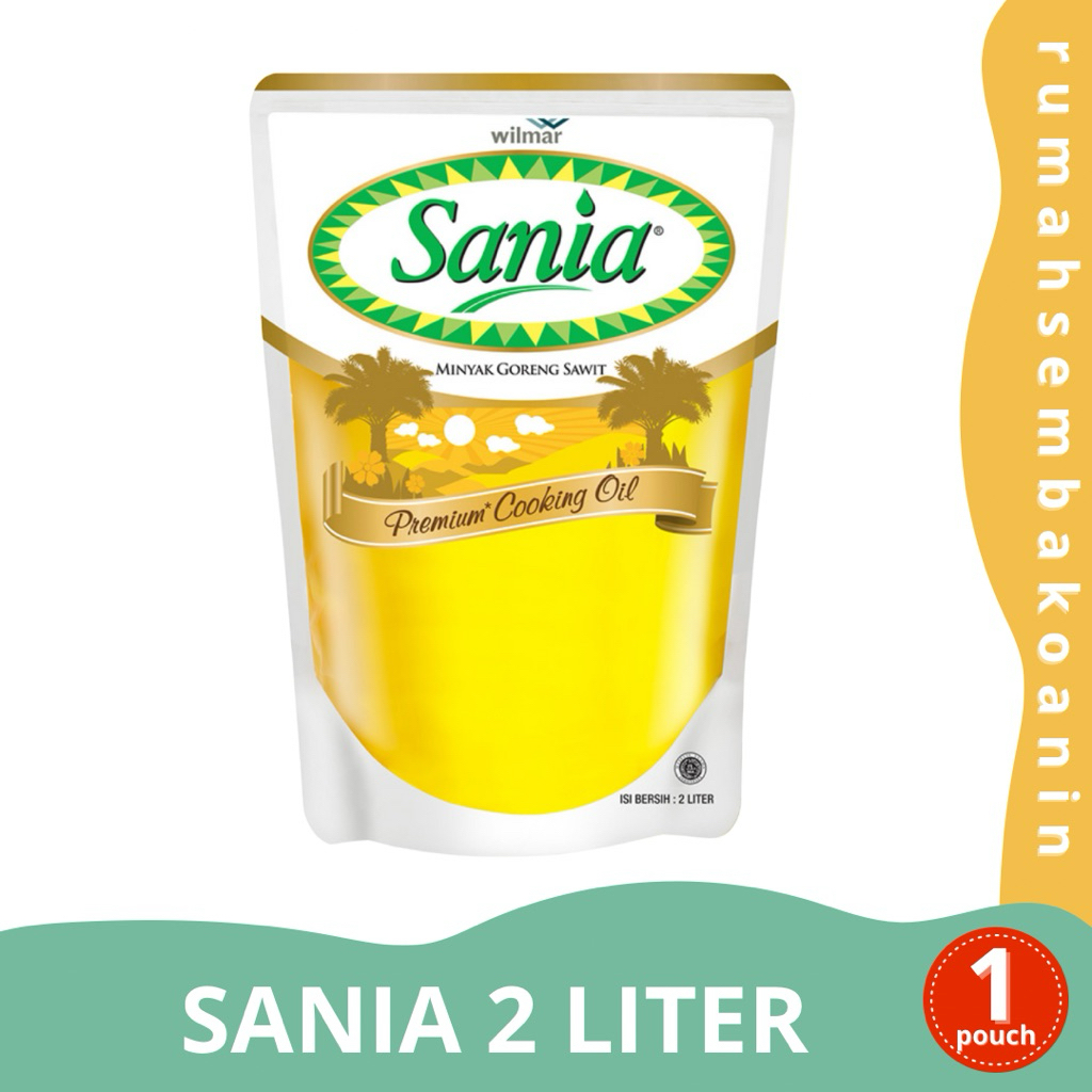 Minyak Goreng Sania Pouch 2Liter / Sania Minyak Goreng 2L Liter