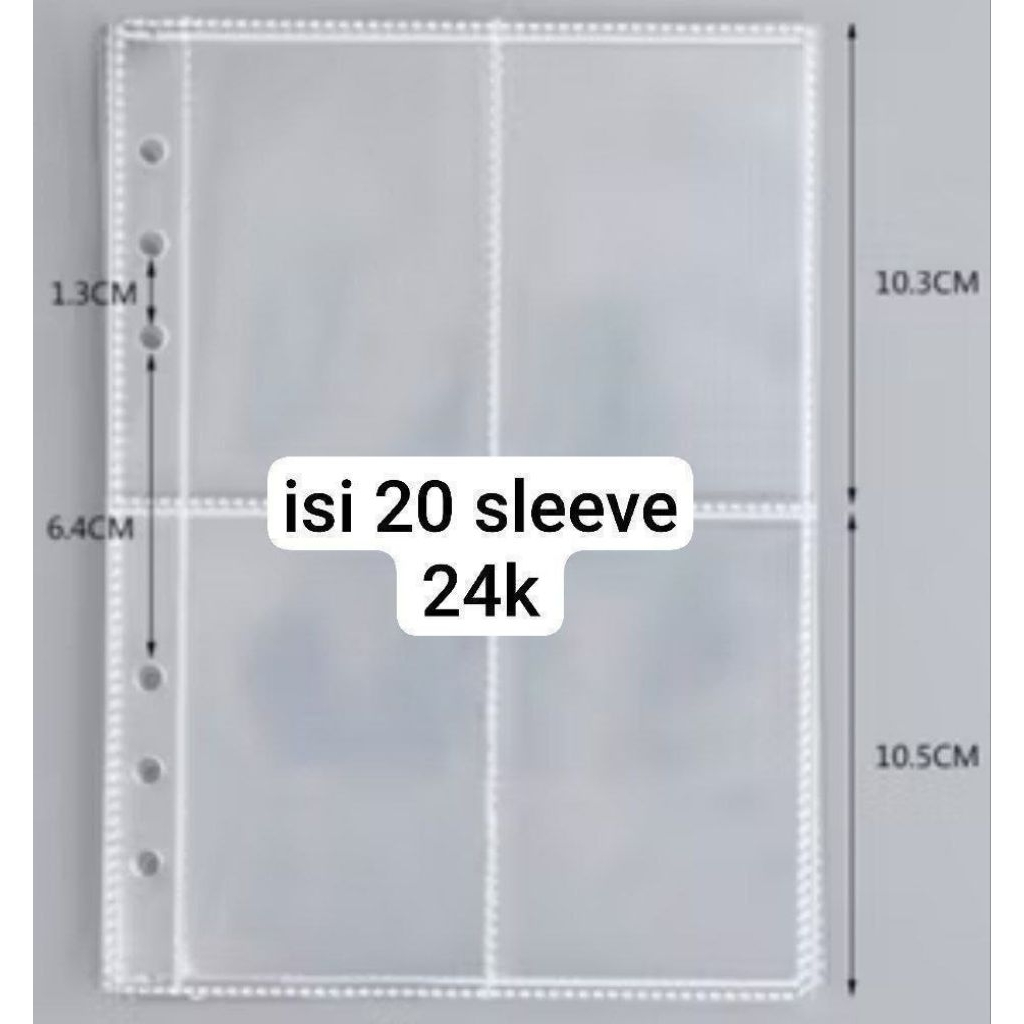 

booked 20 sleeve binder