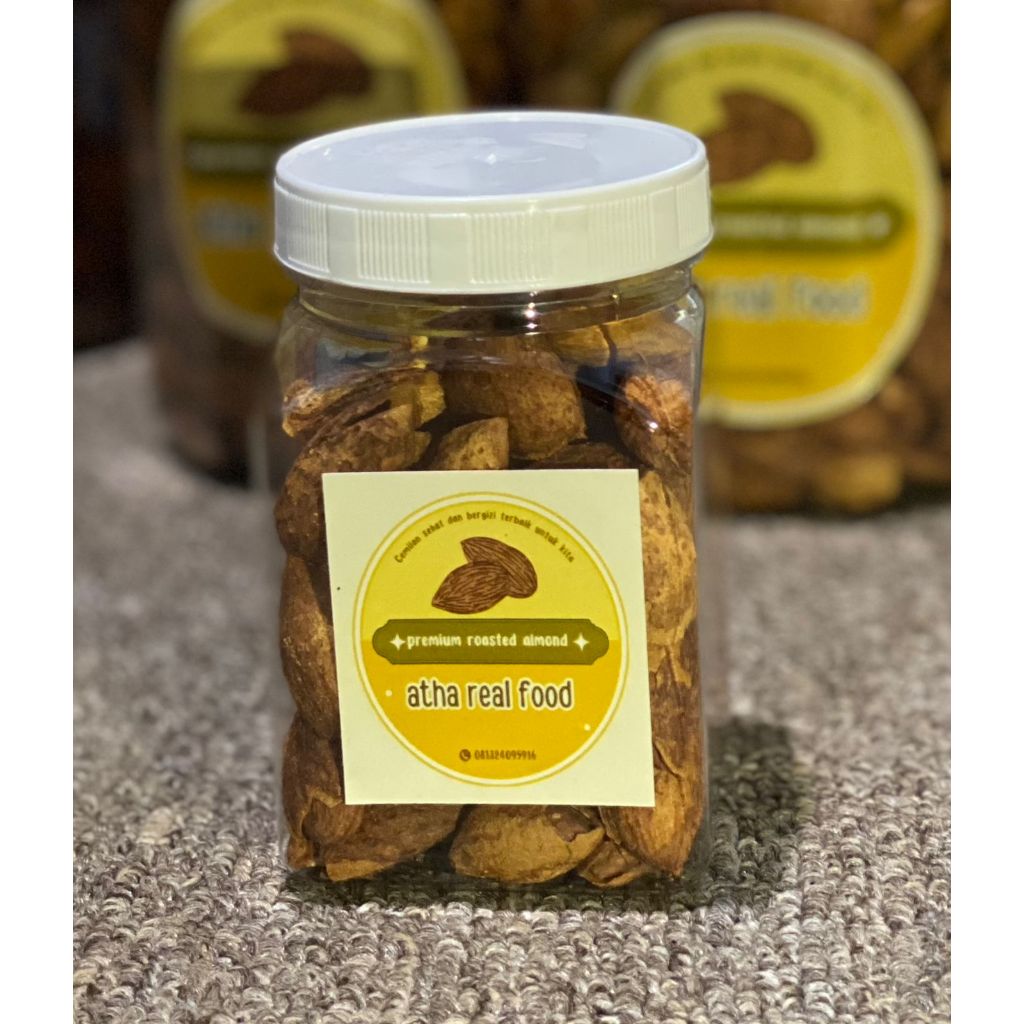 

roasted almond cangkang premium 100 gram