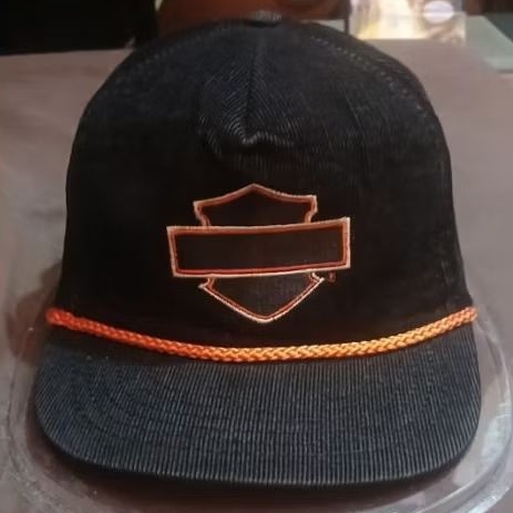 topi vintage Harley Davidson.Ropehat.made in. usa