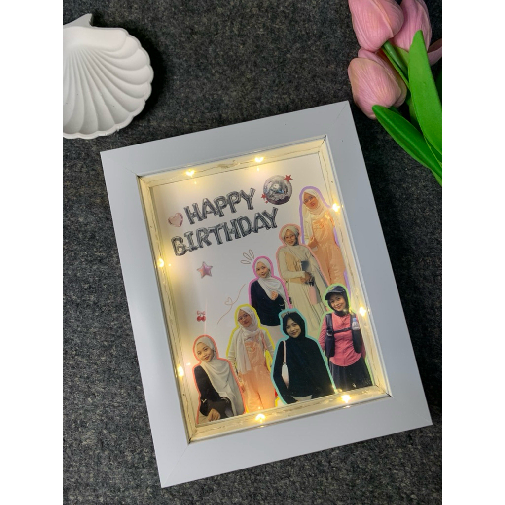 Frame gift 3d+LED (only white frame)