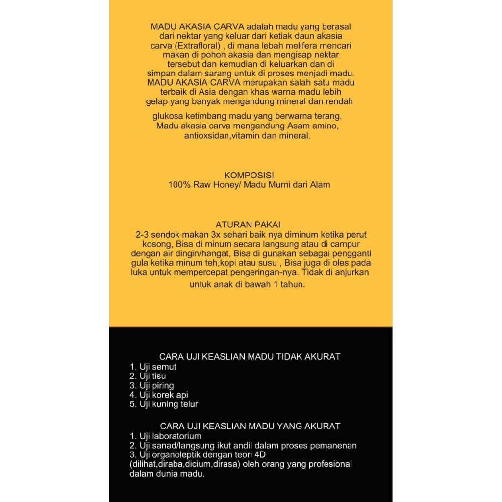 

madu alamy akasia karpa